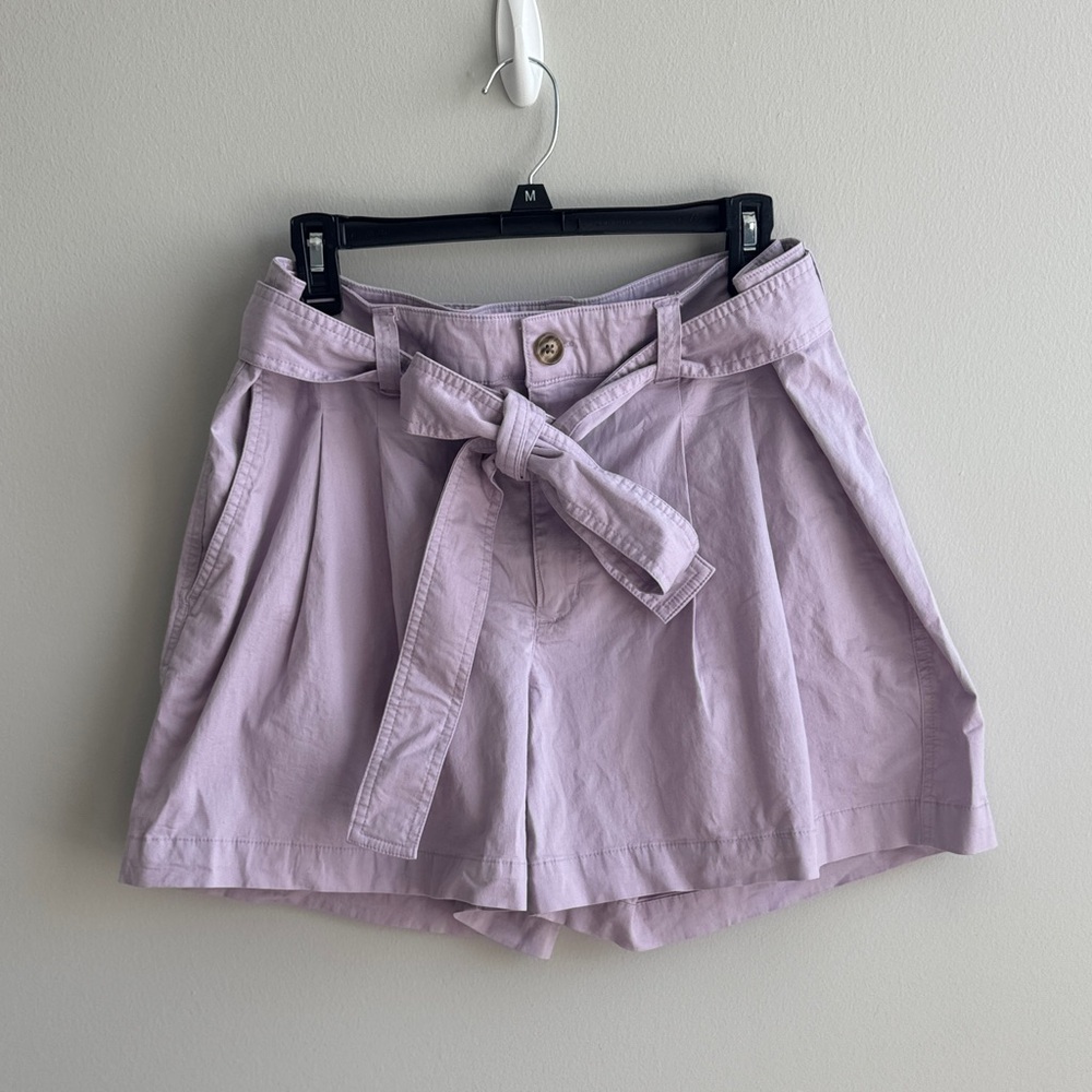 a new day High Waist Lilac Shorts with Belt